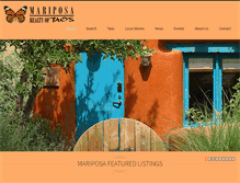 Tablet Screenshot of mariposarealty.com